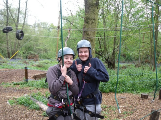 Out on the ropes
